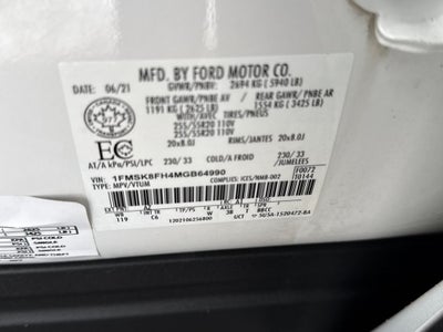 2021 Ford Explorer Limited Blue Certified 4WD Near Milwaukee WI