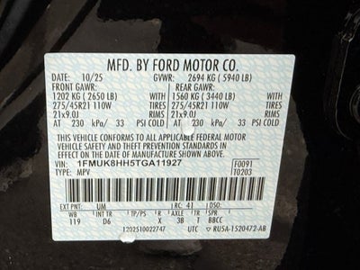 2026 Ford Explorer Platinum