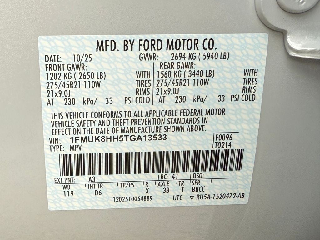 2026 Ford Explorer Platinum