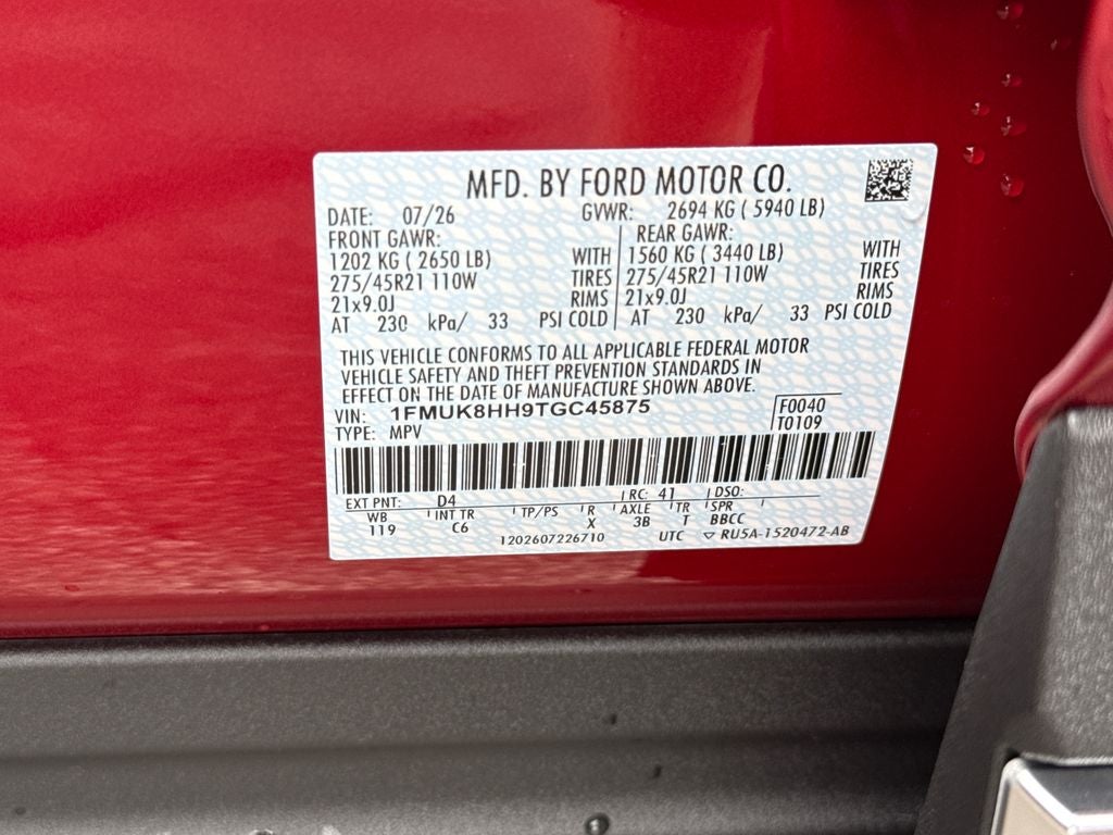 2026 Ford Explorer Platinum