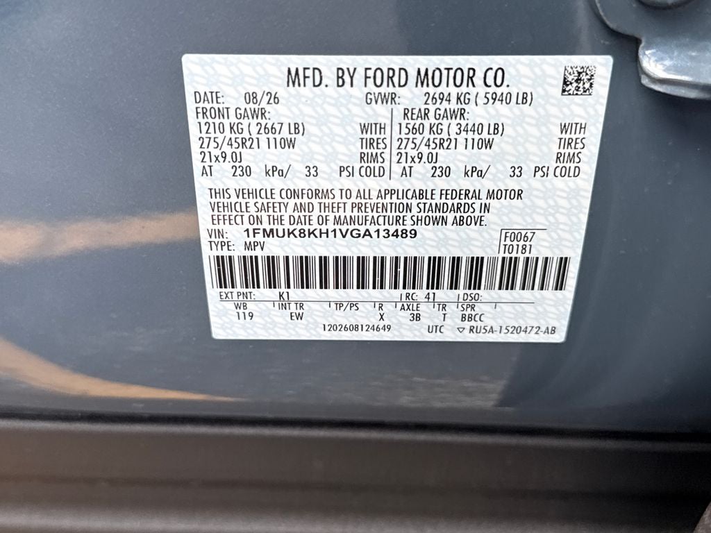2027 Ford Explorer ST-Line