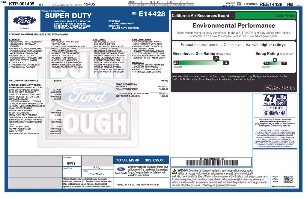 2024 Ford F-250SD Lariat Certified 4WD Near Milwaukee WI