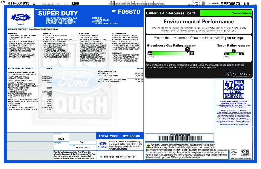2024 Ford F-250SD Lariat FORD GOLD CERTIFIED