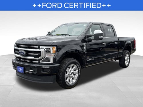 2022 Ford F-250SD Platinum Blue Certified 4WD Near Milwaukee WI