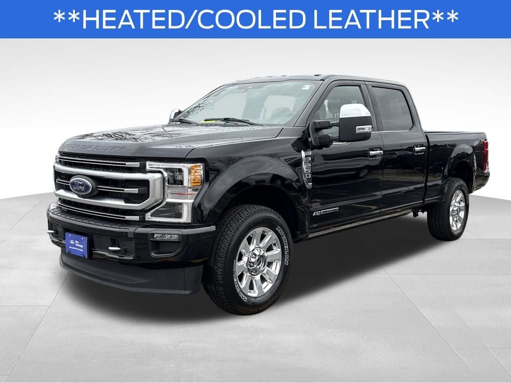 2022 Ford F-250SD Platinum Blue Certified 4WD Near Milwaukee WI