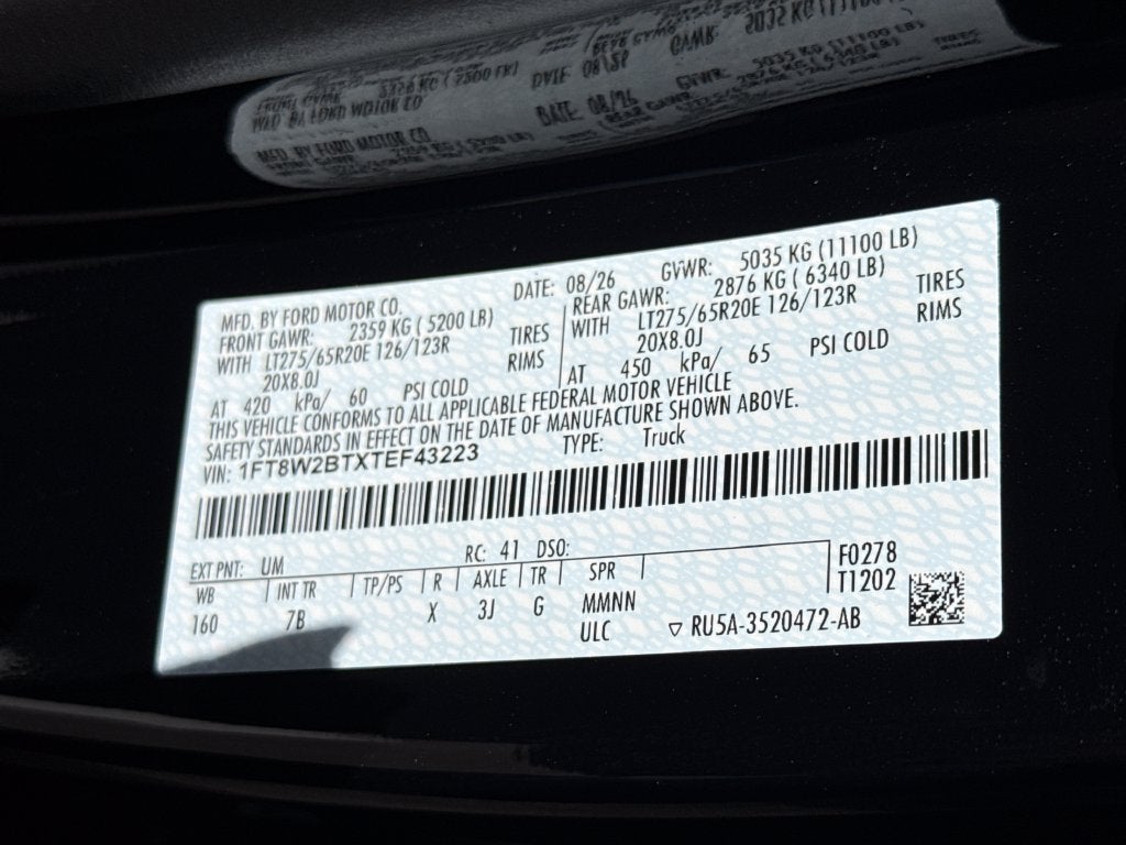 2026 Ford F-250SD Platinum