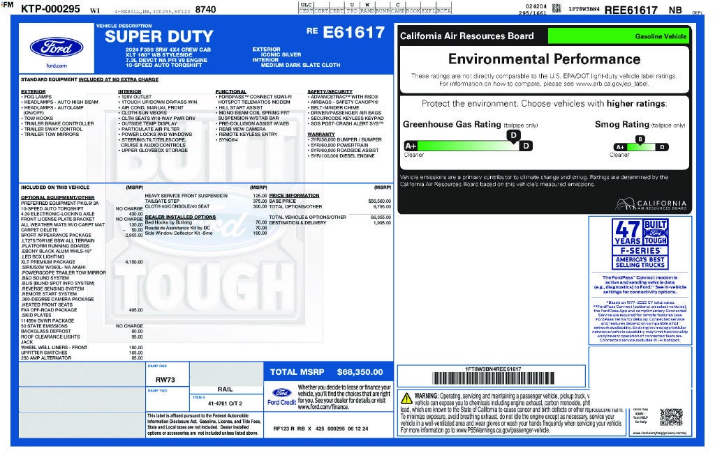 2024 Ford F-350SD XLT FORD GOLD CERTIFIED