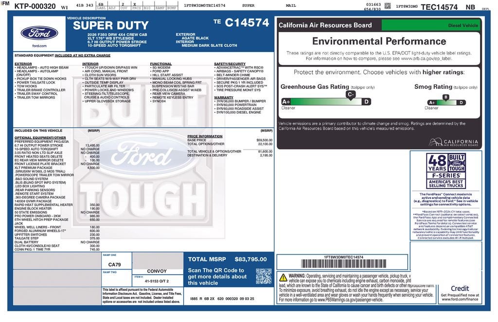 2026 Ford F-350SD XLT DRW
