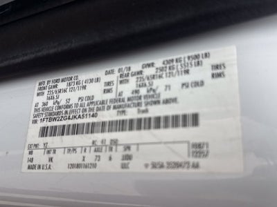 2018 Ford Transit-350 Base FORD BLUE CERTIFIED
