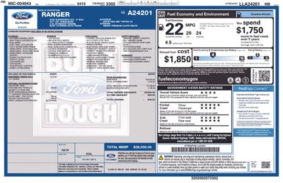 2020 Ford Ranger XLT Blue Certified 4WD Near Milwaukee WI