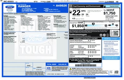 2020 Ford Ranger XLT FORD BLUE CERTIFIED