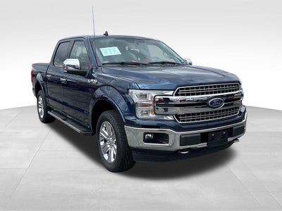 2020 Ford F-150 Lariat Blue Certified 4WD Near Milwaukee WI
