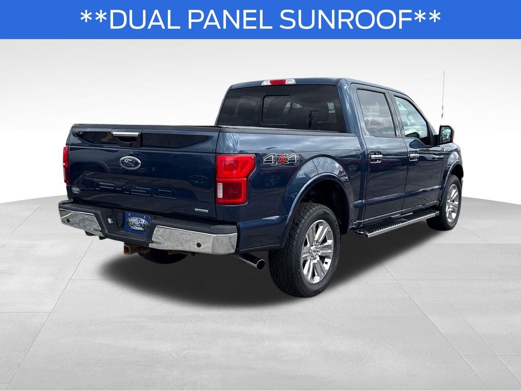 2020 Ford F-150 Lariat Blue Certified 4WD Near Milwaukee WI