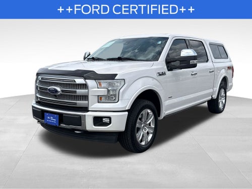 2017 Ford F-150 Platinum Blue Certified 4WD Near Milwaukee WI