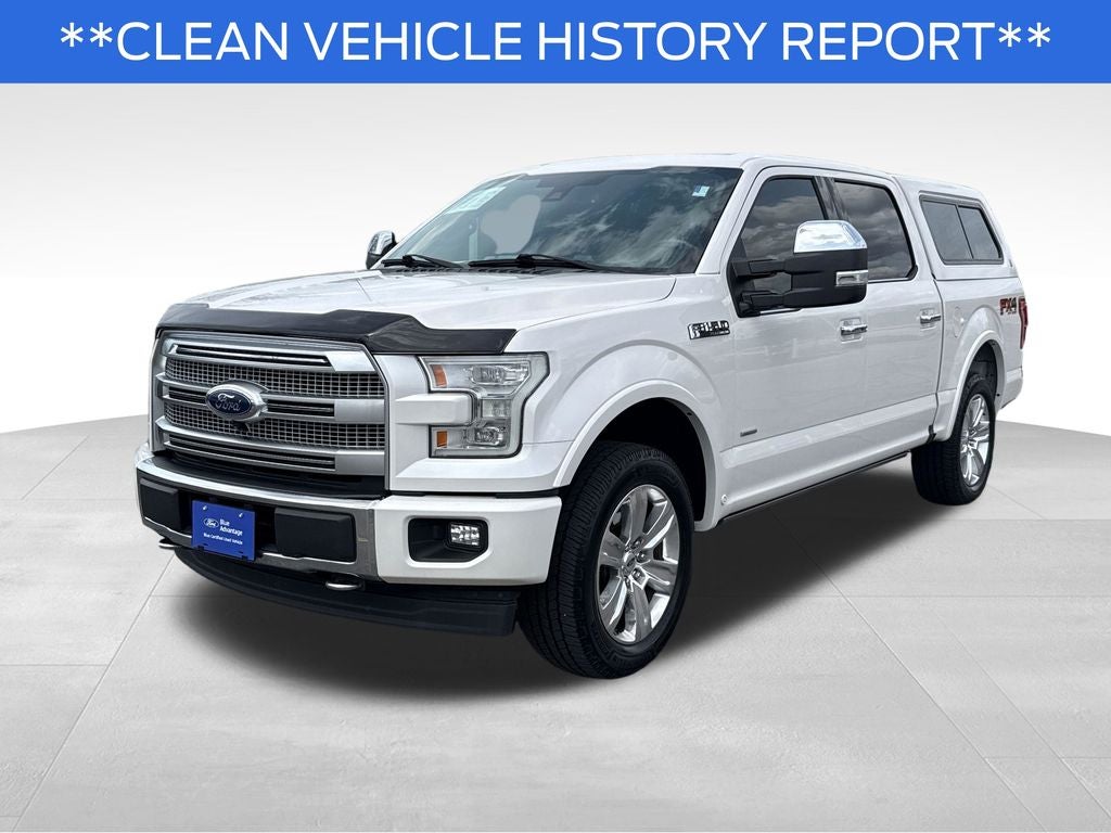 2017 Ford F-150 Platinum Blue Certified 4WD Near Milwaukee WI