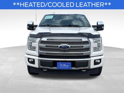 2017 Ford F-150 Platinum Blue Certified 4WD Near Milwaukee WI
