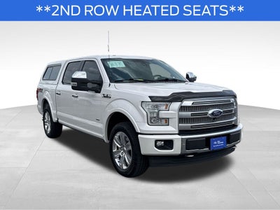 2017 Ford F-150 Platinum Blue Certified 4WD Near Milwaukee WI