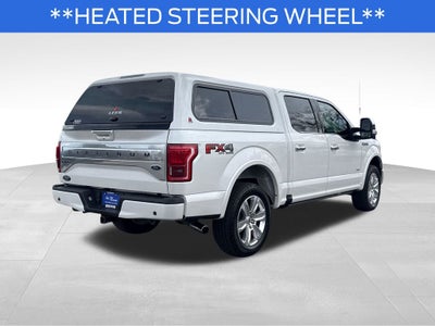 2017 Ford F-150 Platinum Blue Certified 4WD Near Milwaukee WI