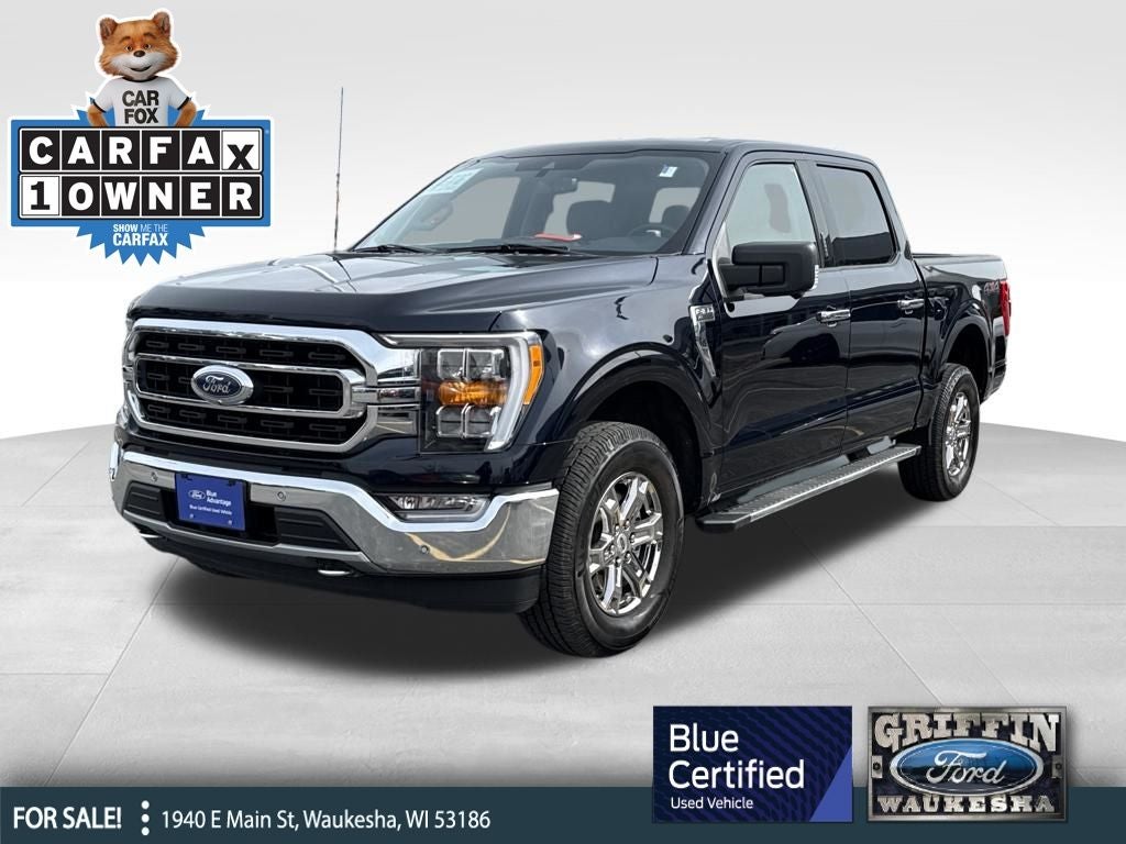 2021 Ford F-150 XLT Blue Certified 4WD Near Milwaukee WI