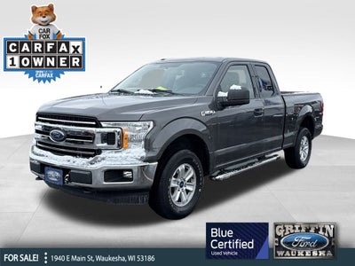 2018 Ford F-150 XLT Blue Certified 4WD Near Milwaukee WI