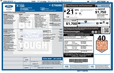 2018 Ford F-150 XL BLUE CERTIFIED