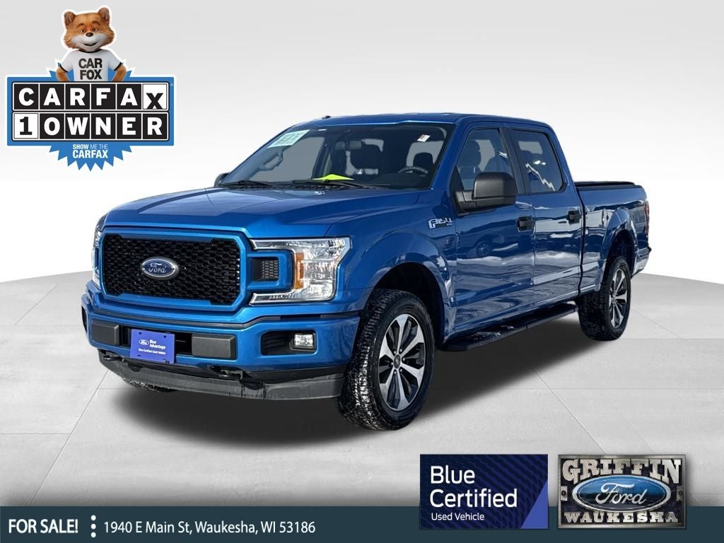 2019 Ford F-150 XL Blue Certified 4WD Near Milwaukee WI