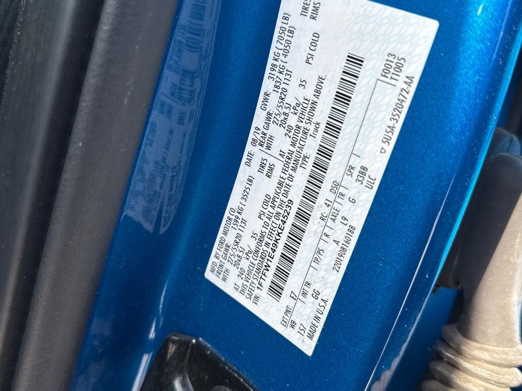 2019 Ford F-150 XL Blue Certified 4WD Near Milwaukee WI