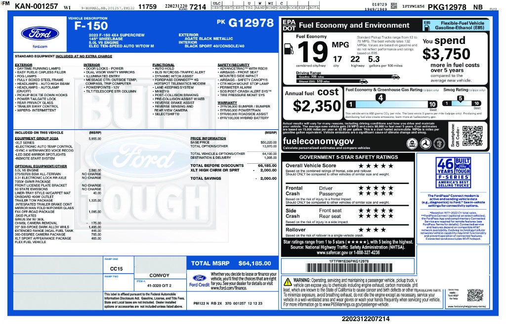 2023 Ford F-150 XLT FORD GOLD CERTIFIED