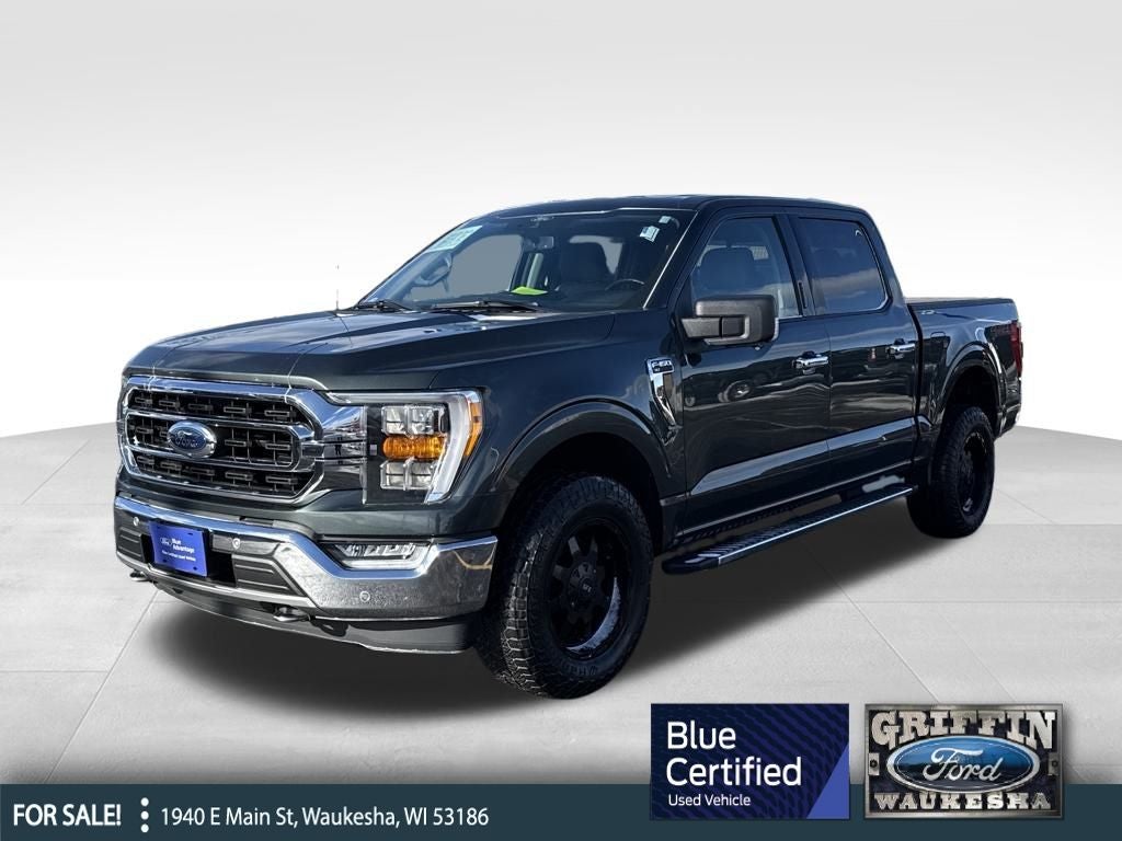 2021 Ford F-150 XLT Blue Certified 4WD Near Milwaukee WI