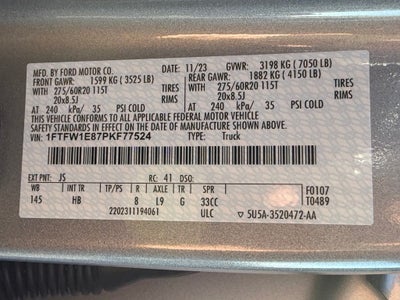 2023 Ford F-150 Lariat Certified 4WD Near Milwaukee WI