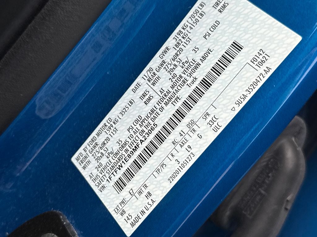 2021 Ford F-150 Lariat FORD BLUE CERTIFIED