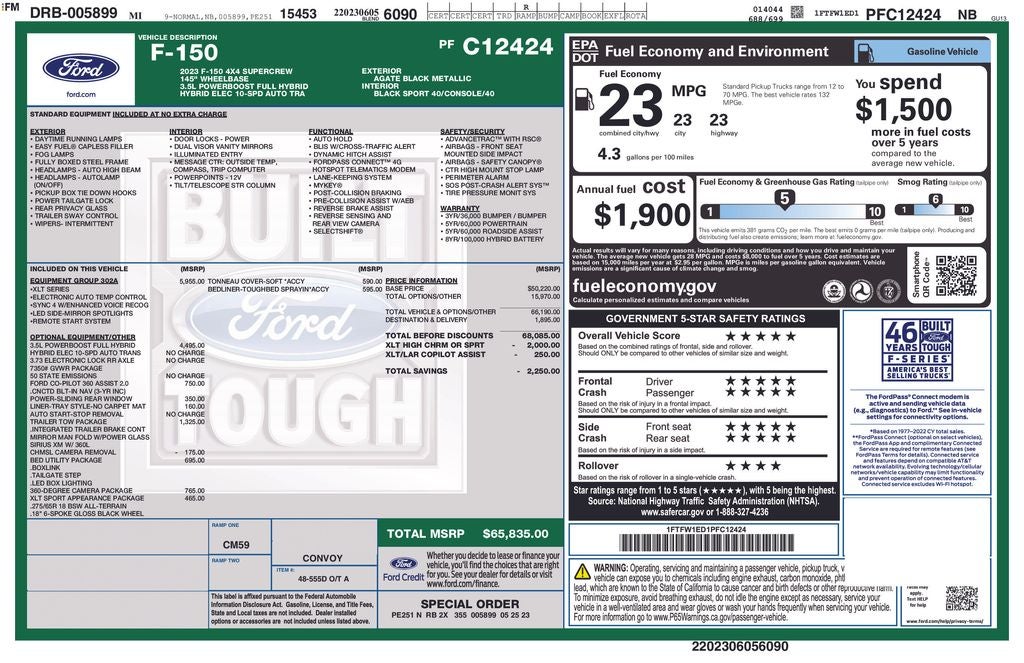 2023 Ford F-150 XLT Certified 4WD Near Milwaukee WI