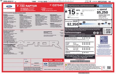 2022 Ford F-150 Raptor Certified 4WD Near Milwaukee WI