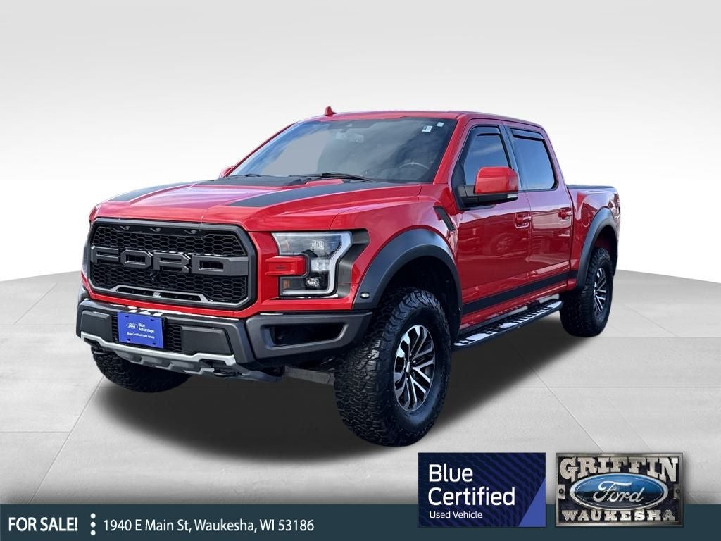 2020 Ford F-150 Raptor Blue Certified 4WD Near Milwaukee WI