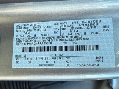 2023 Ford F-150 Raptor Certified 4WD Near Milwaukee WI