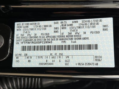 2025 Ford F-150 Raptor