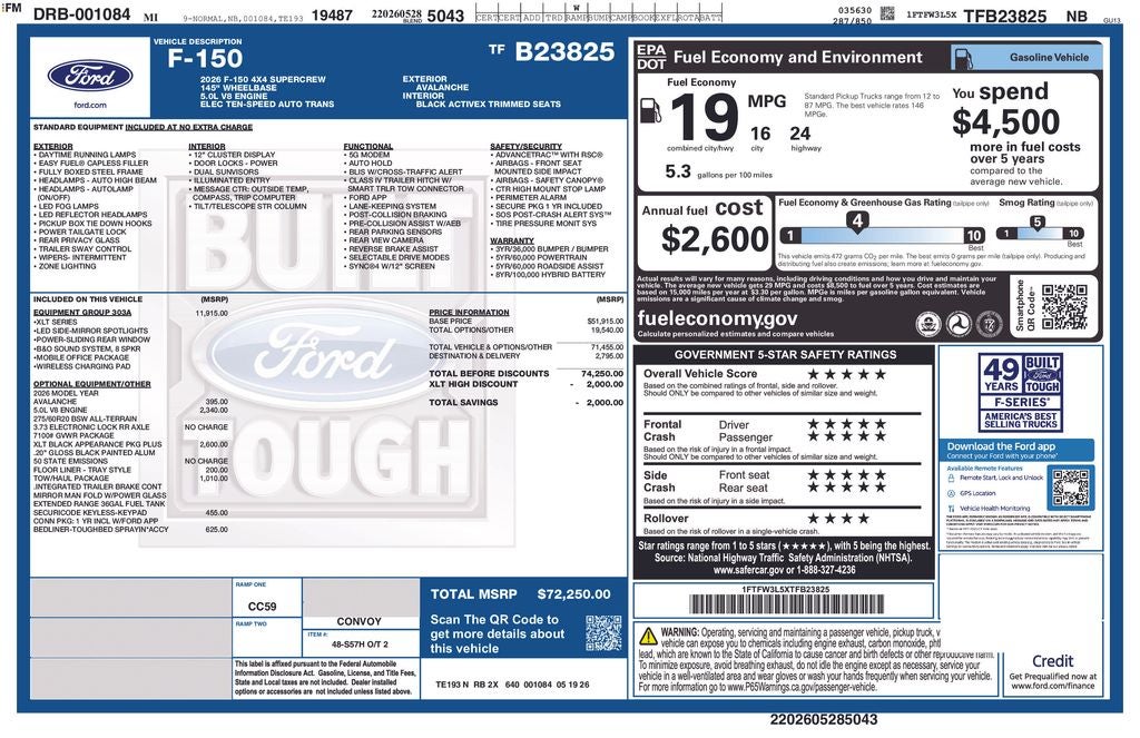 2026 Ford F-150 XLT