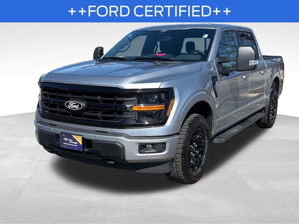 2024 Ford F-150 XLT Blue Certified 4WD Near Milwaukee WI