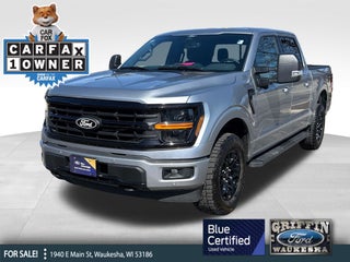 2024 Ford F-150 XLT Blue Certified 4WD Near Milwaukee WI