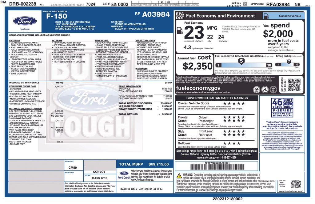 2024 Ford F-150 XLT Certified 4WD Near Milwaukee WI