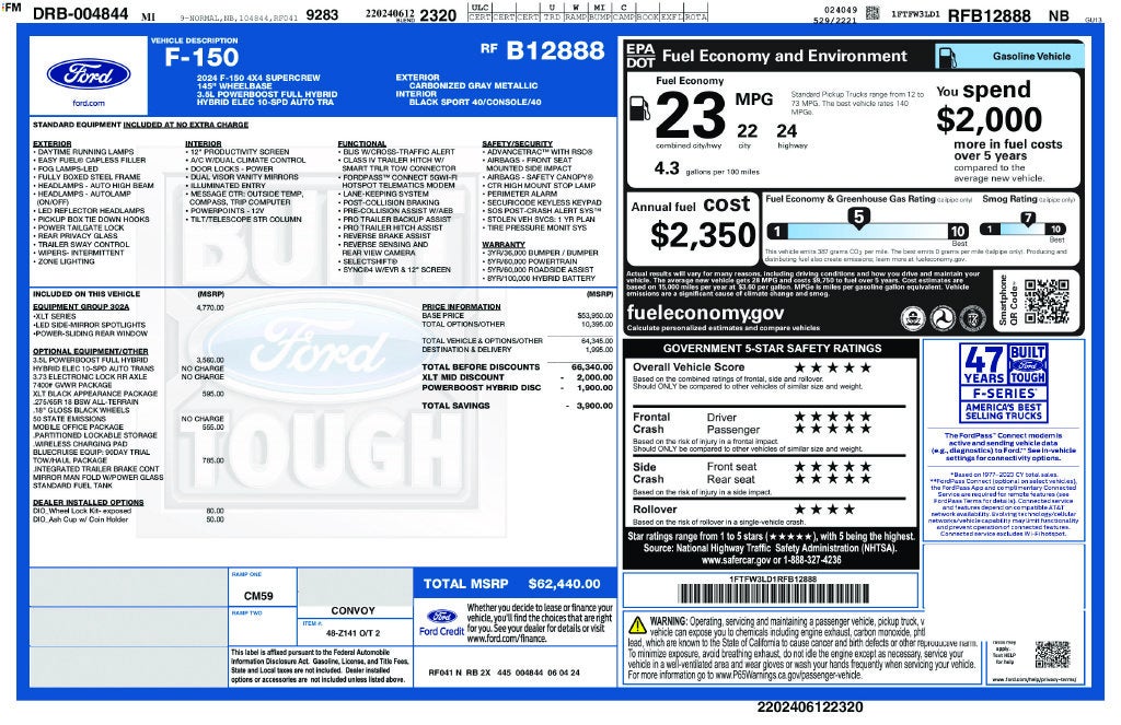 2024 Ford F-150 XLT FORD GOLD CERTIFIED