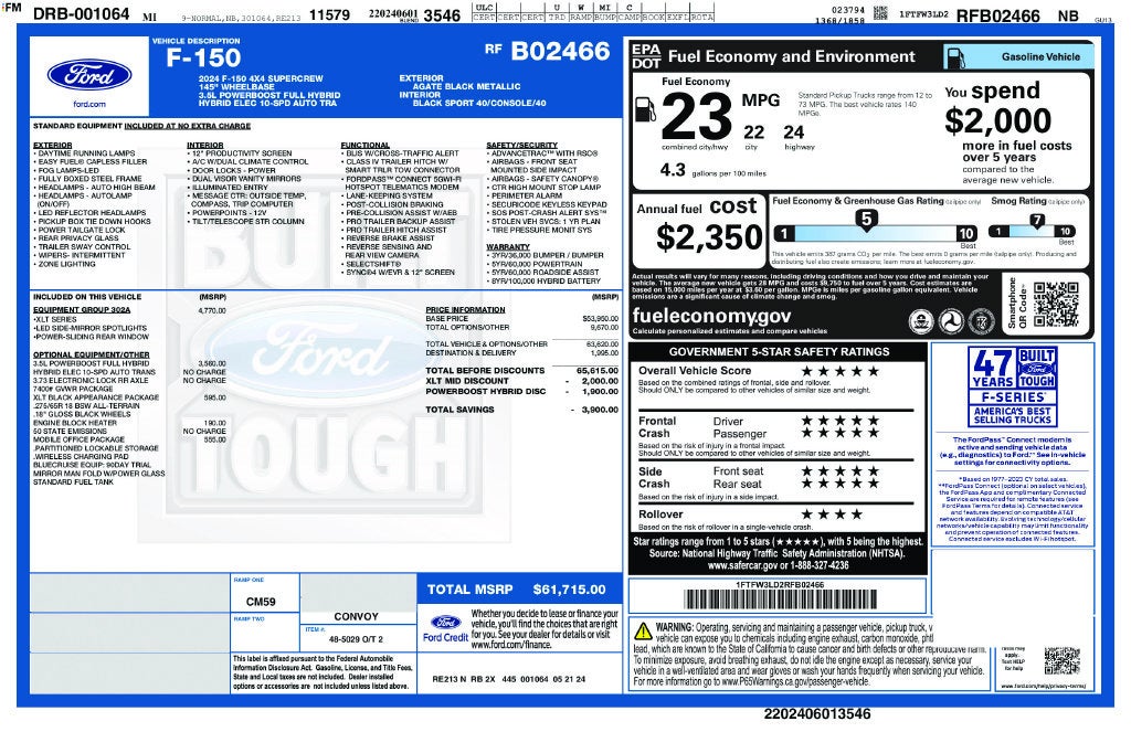 2024 Ford F-150 XLT FORD GOLD CERTIFIED