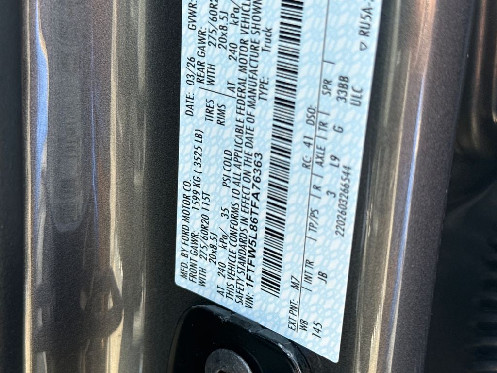 2026 Ford F-150 Lariat