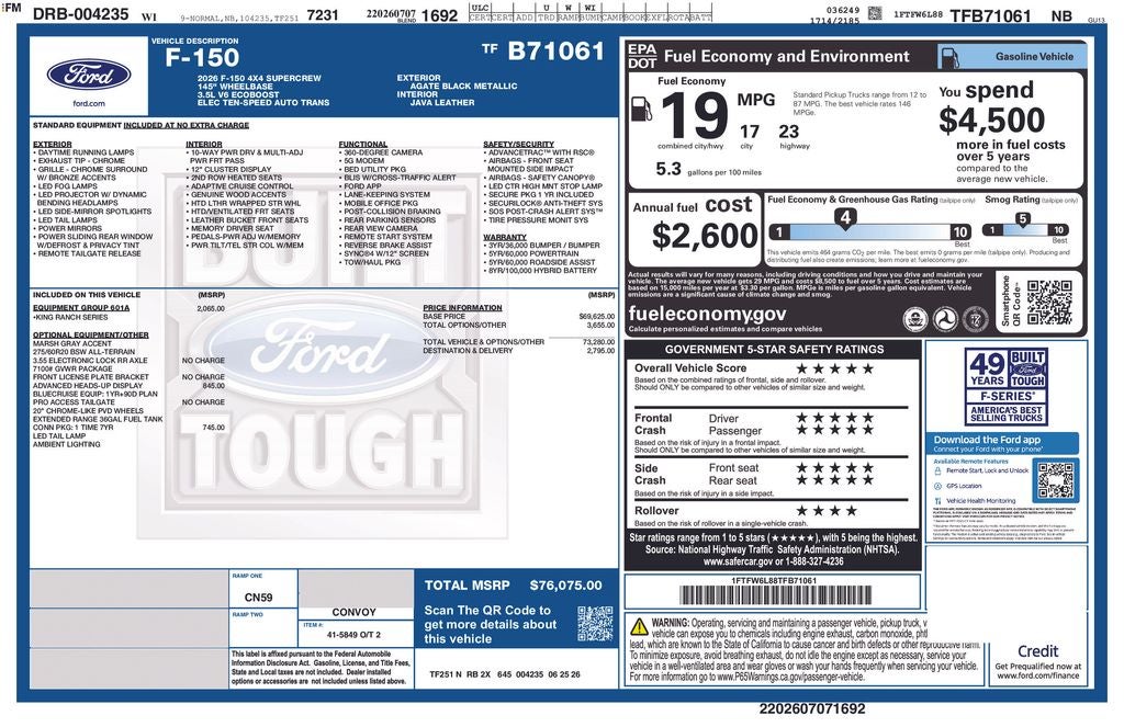 2026 Ford F-150 King Ranch