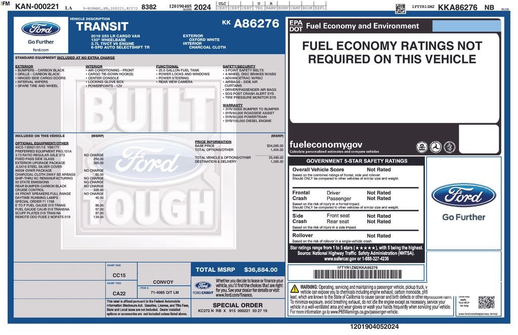 2019 Ford Transit-250 Base Blue Certified Near Milwaukee WI