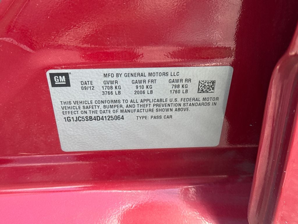 2013 Chevrolet Sonic LT Near Milwaukee WI