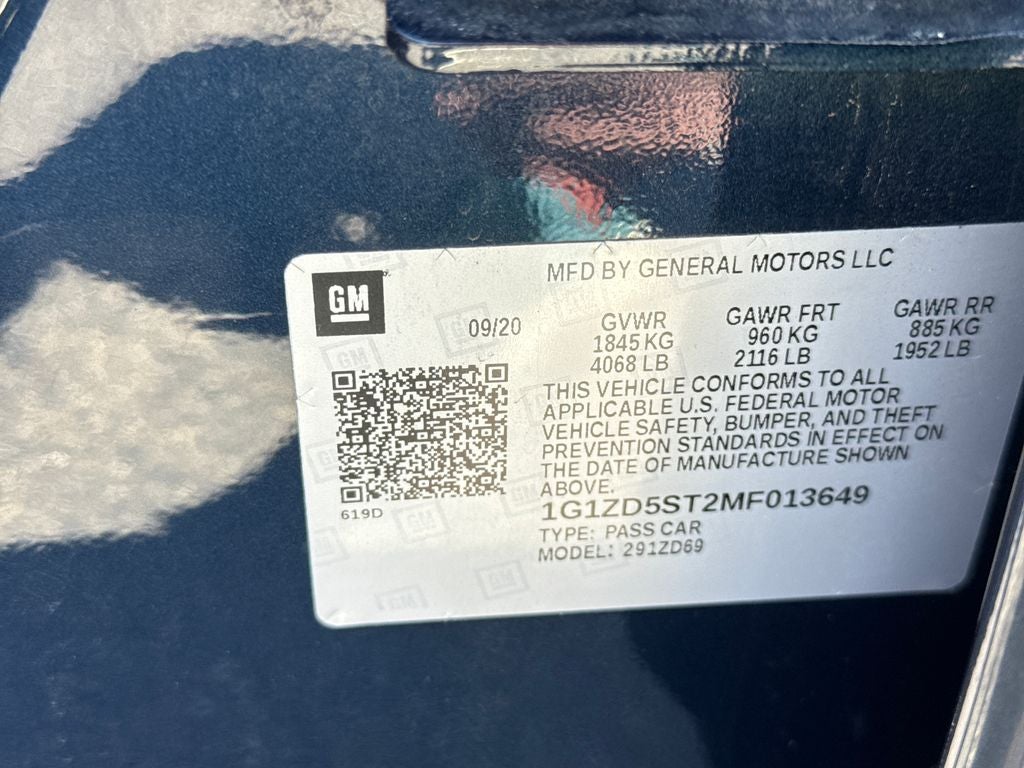 2021 Chevrolet Malibu LT Near Milwaukee WI