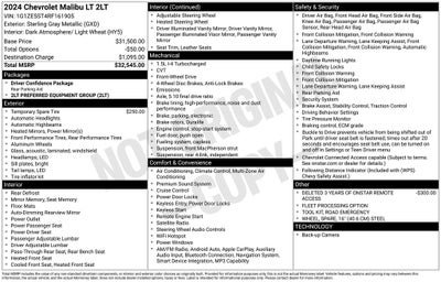 2024 Chevrolet Malibu LT 2LT
