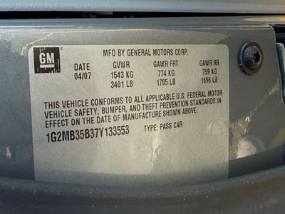 2007 Pontiac Solstice Base Near Milwaukee WI