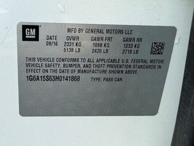 2017 Cadillac CTS-V Base Near Milwaukee WI